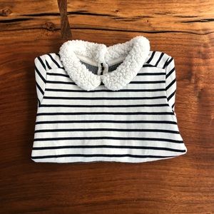Petite Bateau Striped Blouse